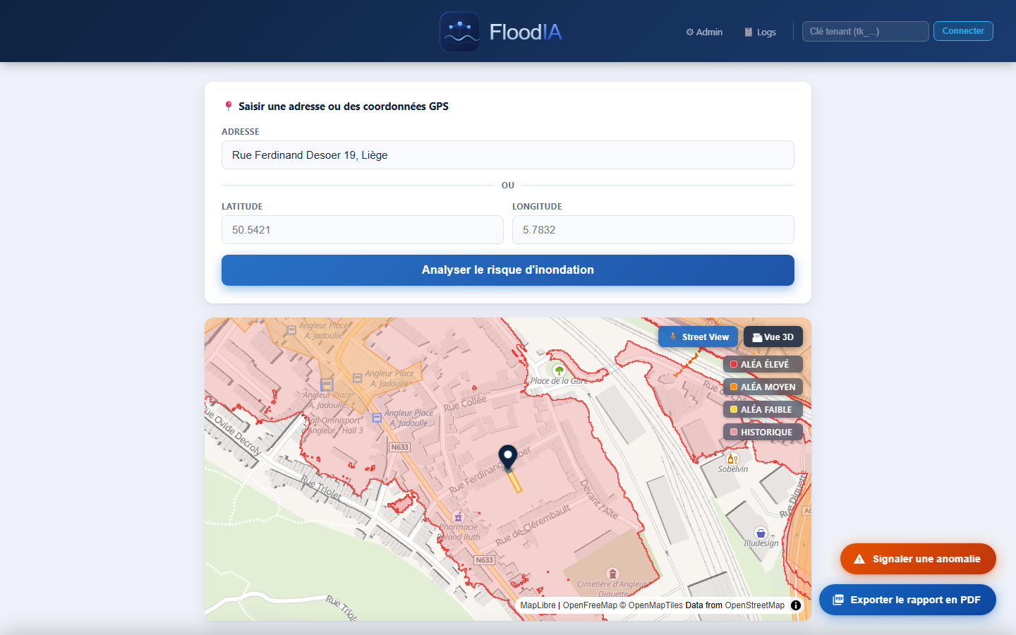 Score et carte